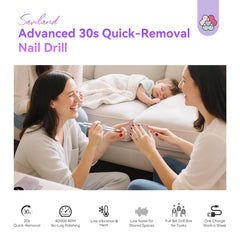 SAVILAND handpiece close-up with ceramic bit for precise, low-vibration filing