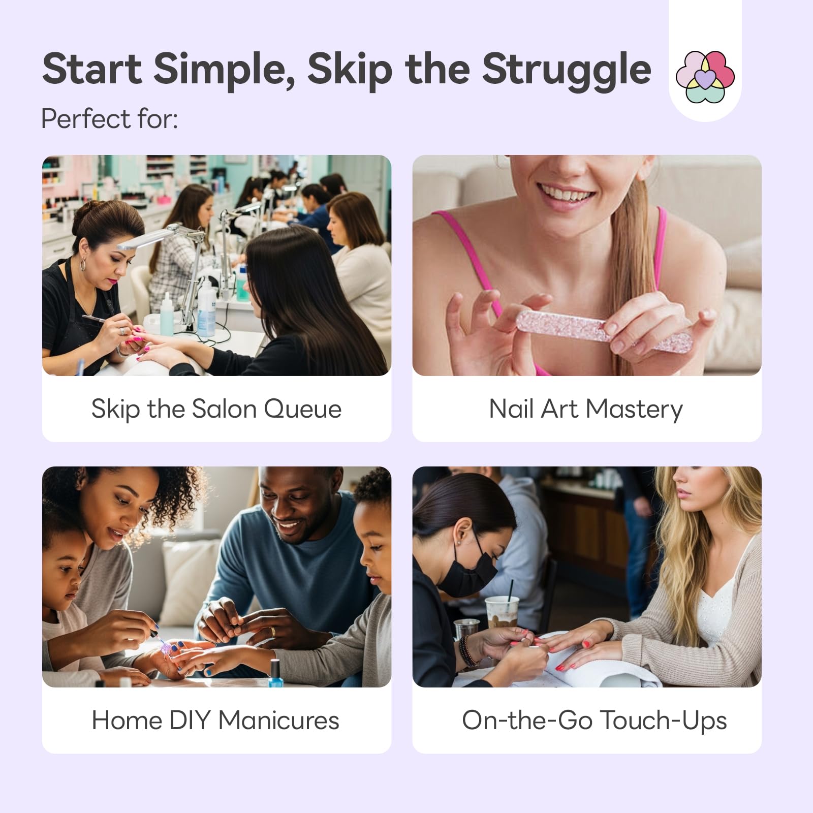 SAVILAND complete kit styled in home salon setting for beginner-friendly use