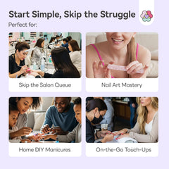 SAVILAND complete kit styled in home salon setting for beginner-friendly use
