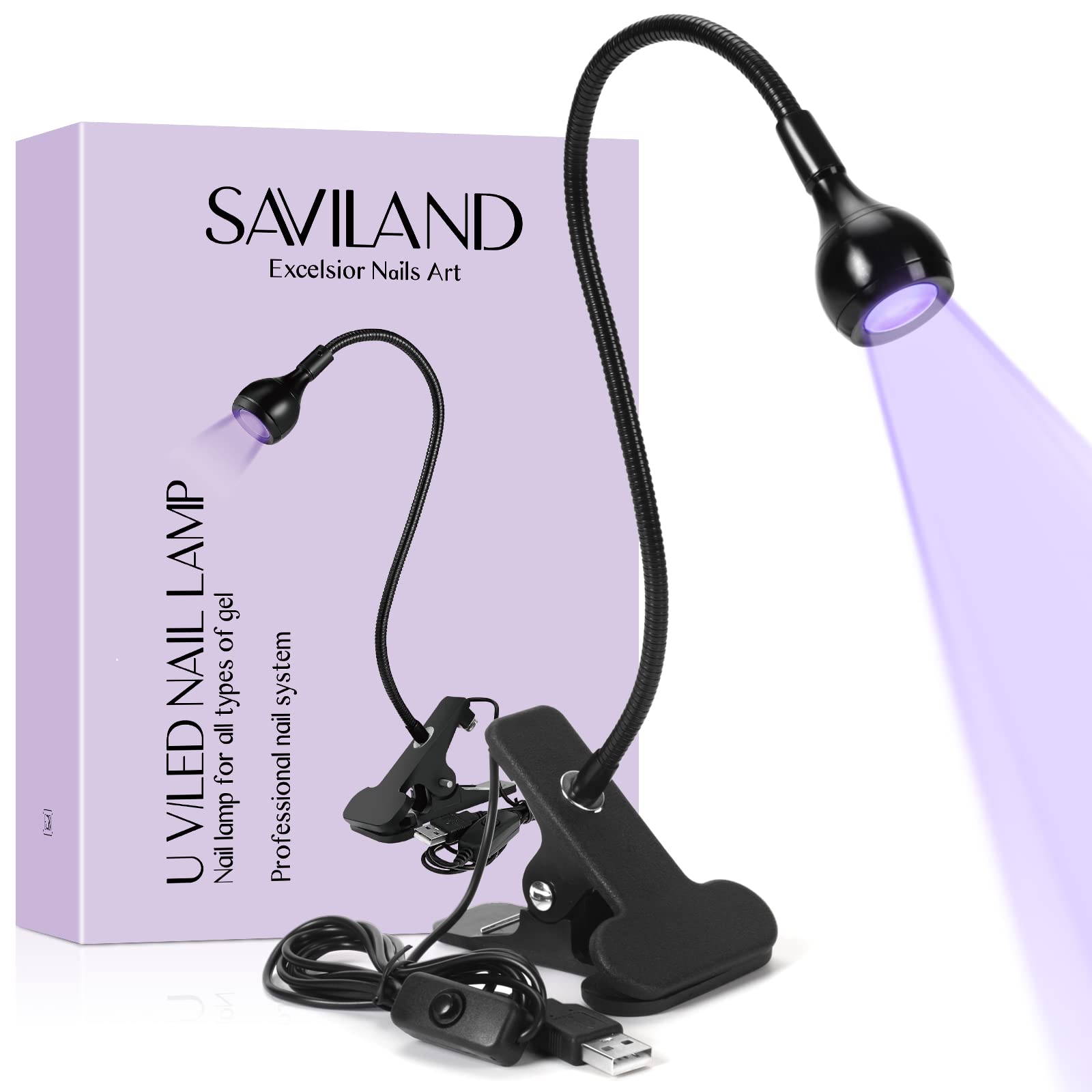 SAVILAND in a home manicure setup demonstrating convenience for DIY users