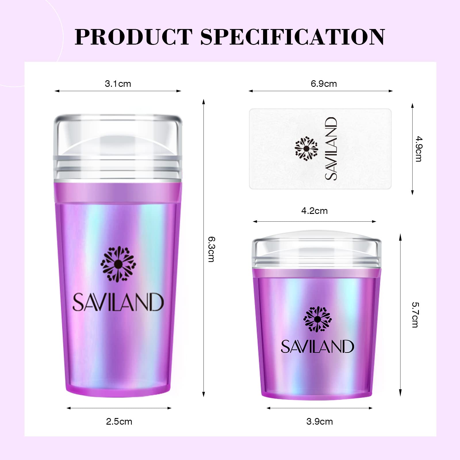 Saviland kit on manicure table highlighting portable professional results at home