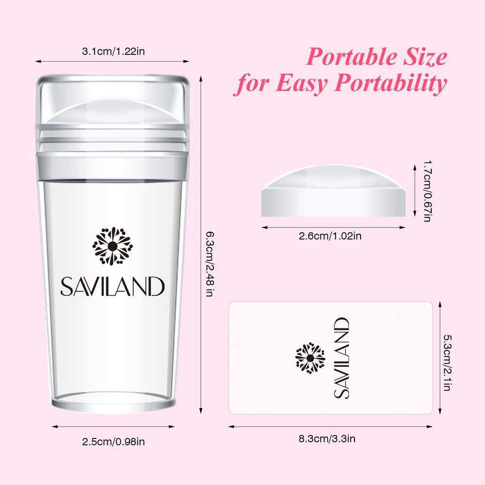 Saviland lifestyle salon table with kit creating professional-looking at-home manicures