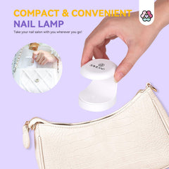 Saviland mini lamp curing a single finger with even light coverage
