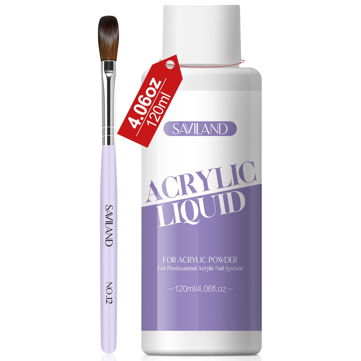 SAVILAND front bottle view showing clear monomer for precise application