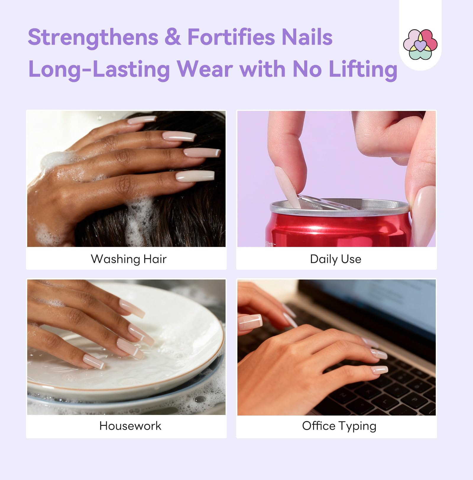 SAVILAND nail apex detail highlighting natural curvature and reinforced strength