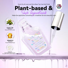 SAVILAND sealing nail art example protecting color and preventing chipping