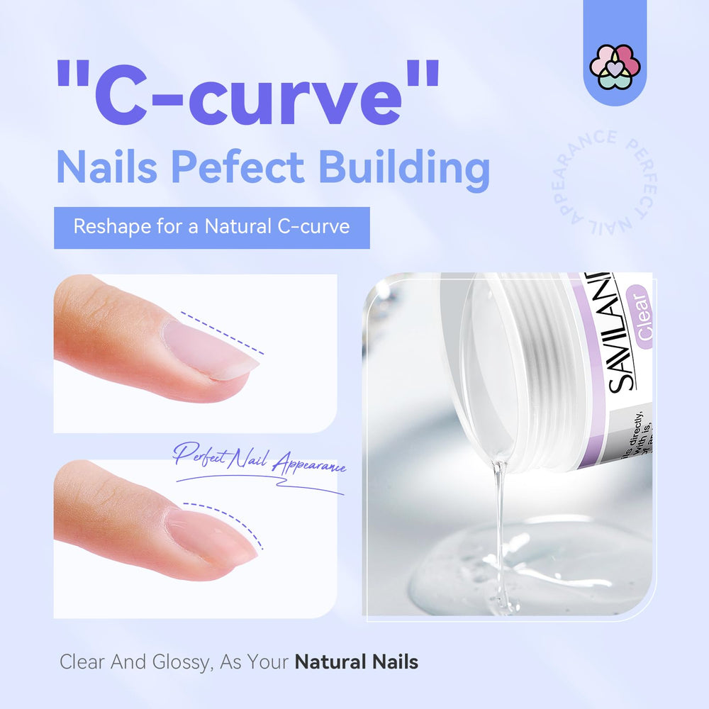 SAVILAND 100pcs nail forms spread out, organized and ready