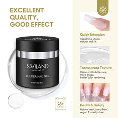 SAVILAND 100 nail forms spread showing variety and convenience