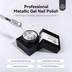 SAVILAND on nails during a salon manicure demonstrating high-shine mirror finish