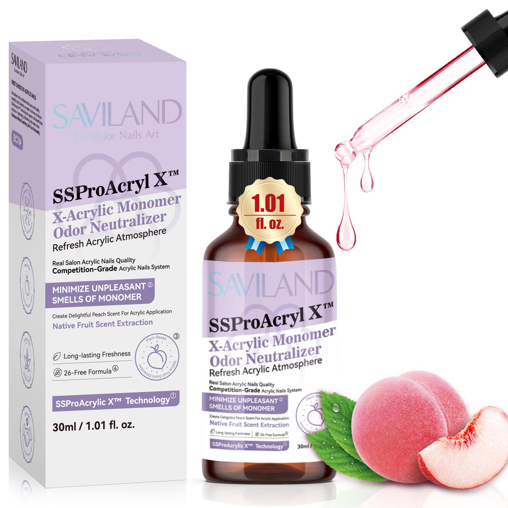 SAVILAND front bottle view showing label and dropper, highlights compact 30ml convenience