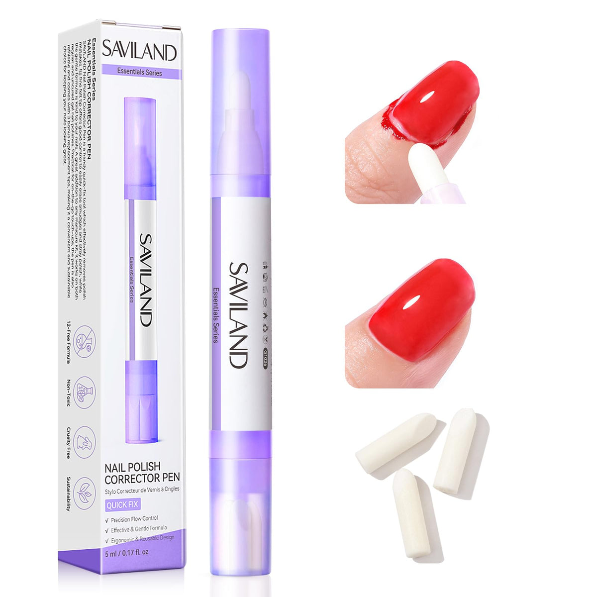 SAVILAND pen front packaging showing product and brand benefit