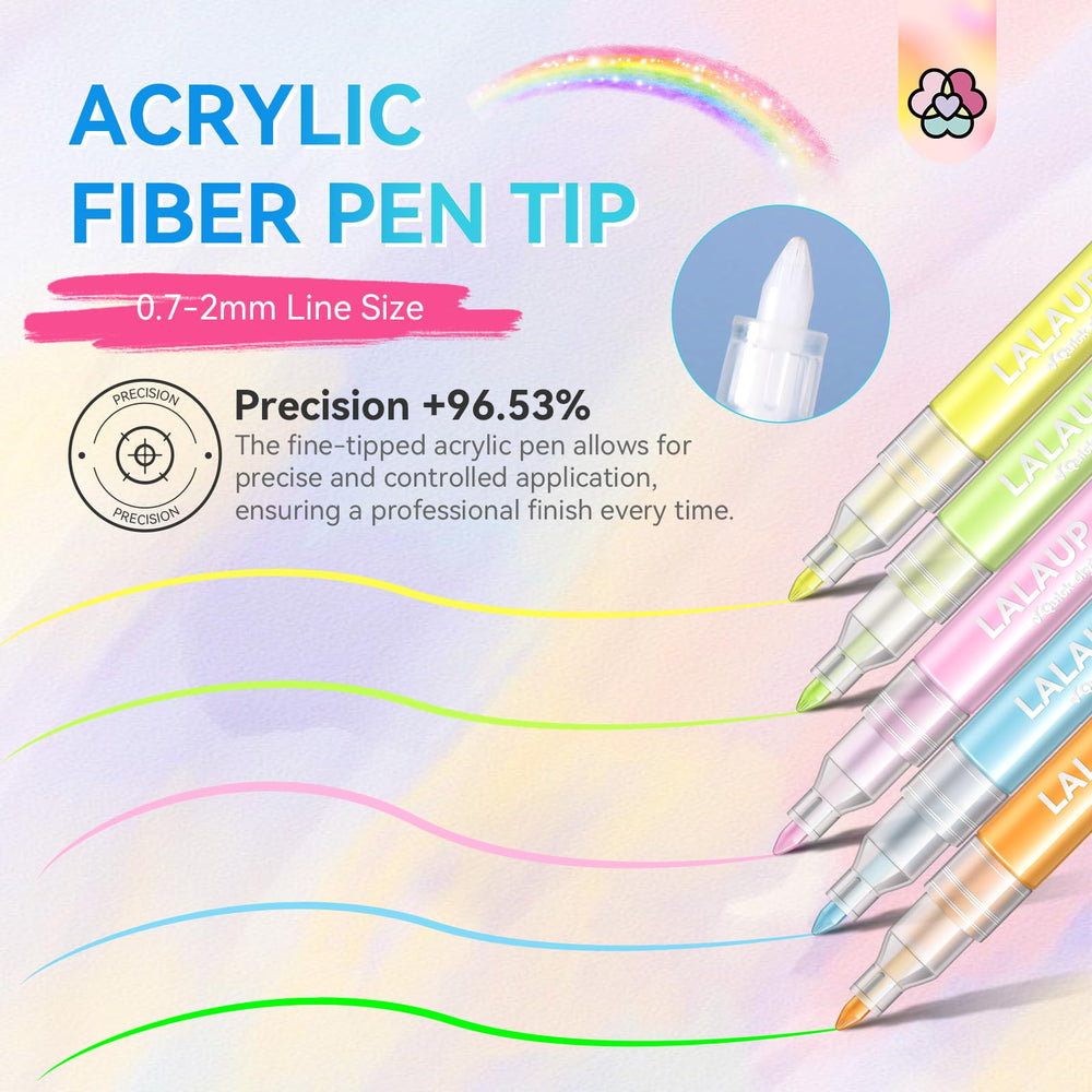 SAVILAND pen drawing a floral detail on a fingernail for easy DIY designs