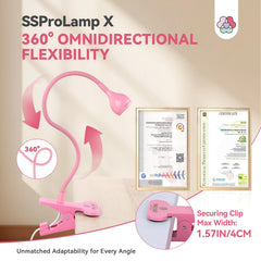 SAVILAND pink lamp curing a hand in use demonstrating quick, even gel curing