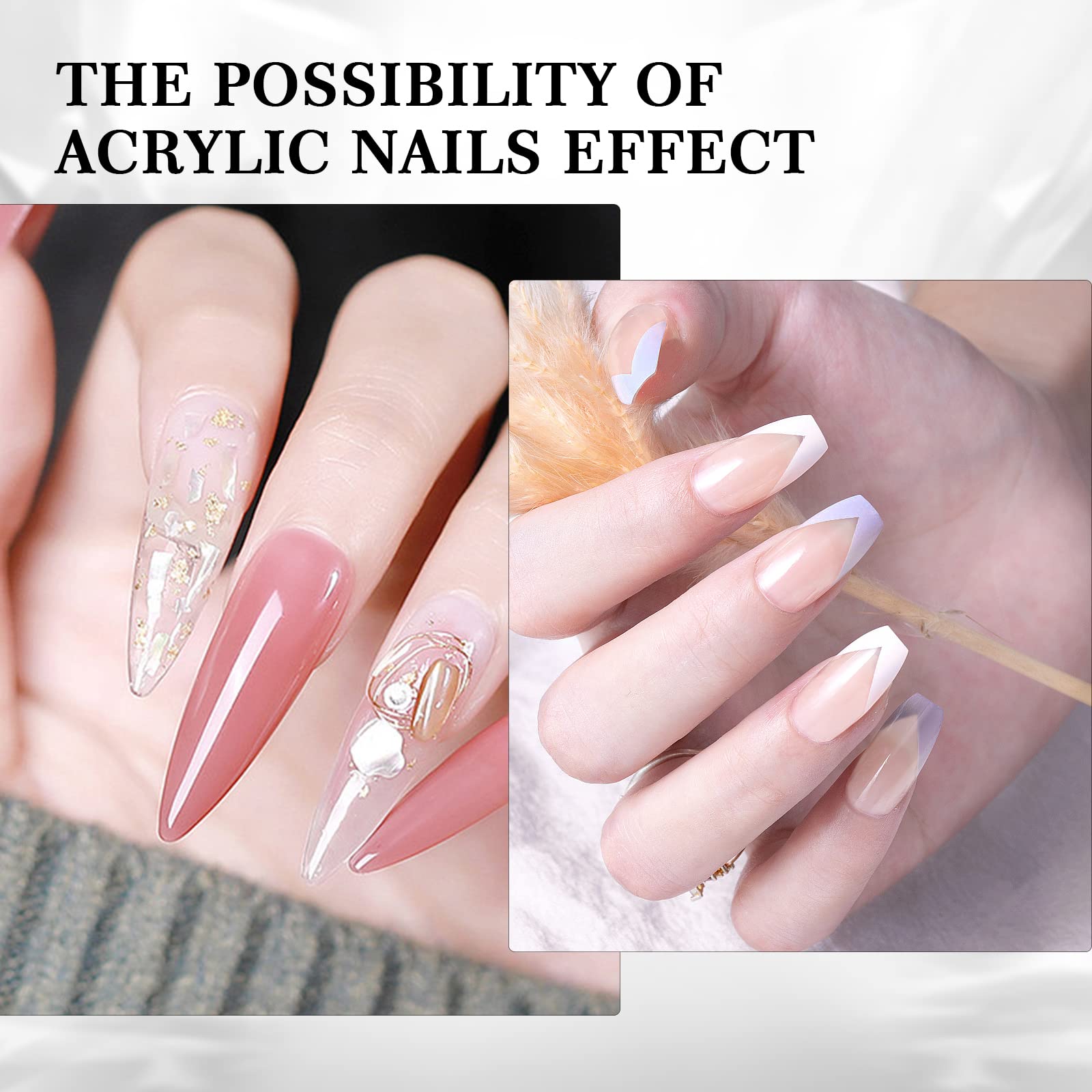 SAVILAND finished nail close-up showing smooth, non-yellowing finish and chip resistance