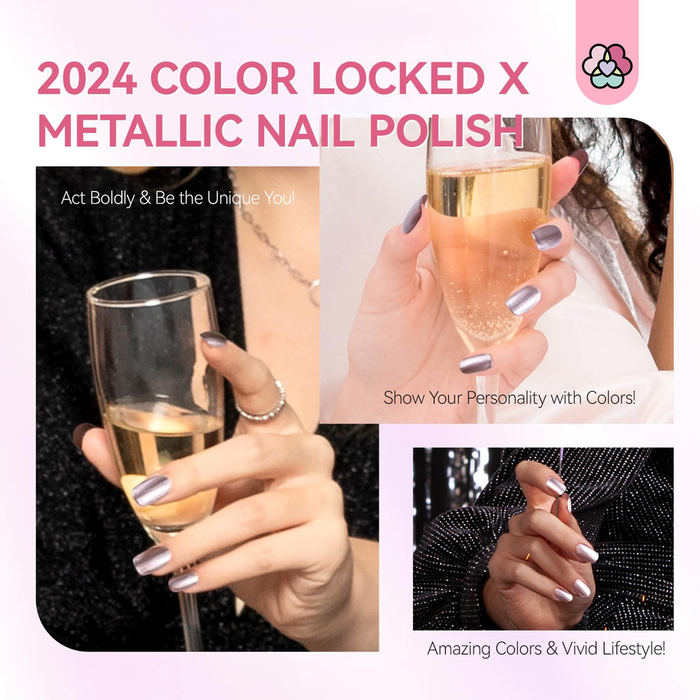 SAVILAND polish bottle beside a ruler to show compact 0.34 oz travel-friendly size