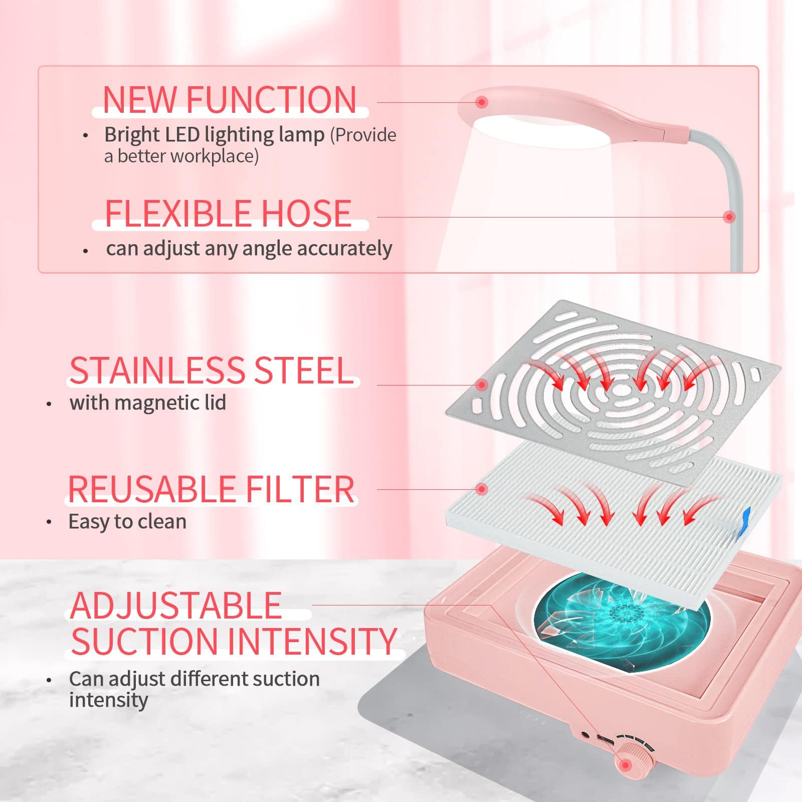 SAVILAND held in hand to show scale and portability for on-the-go nail artists