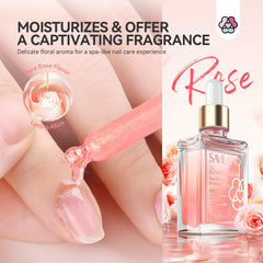 SAVILAND in spa-like setting showing relaxing manicure and at-home pampering benefit