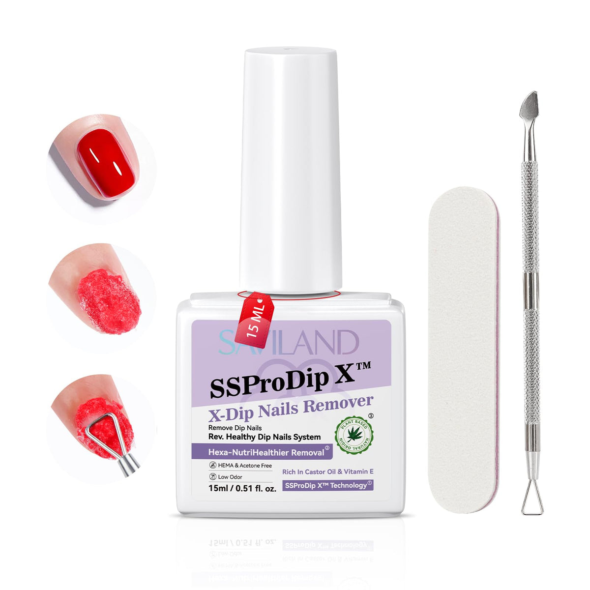 SAVILAND SSPro X front packaging showing kit components and benefits