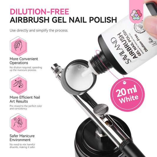 SAVILAND polish texture close-up highlighting smooth consistency and clog-free flow
