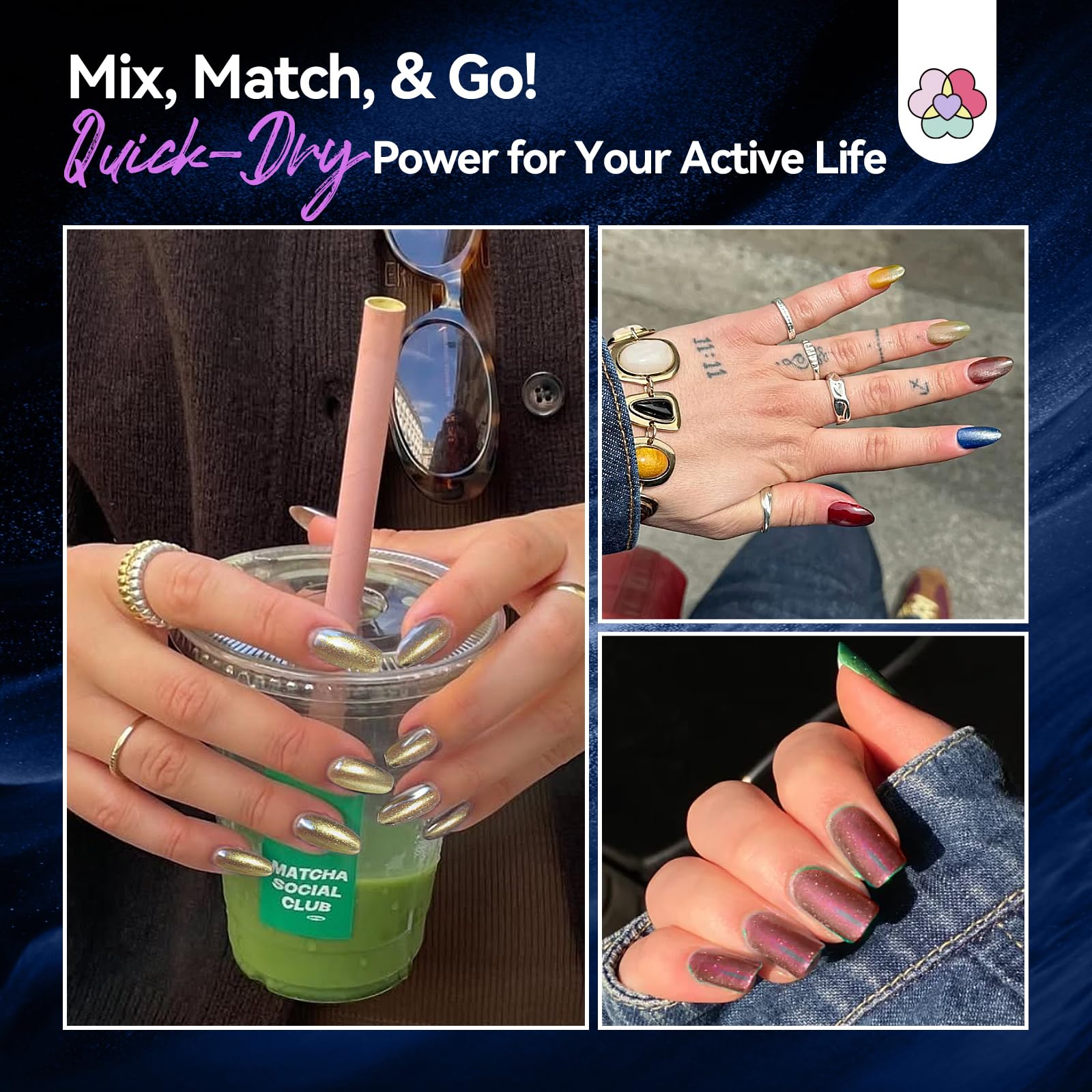 SAVILAND toes and fingers set demonstrating versatile use for manicures and pedicures