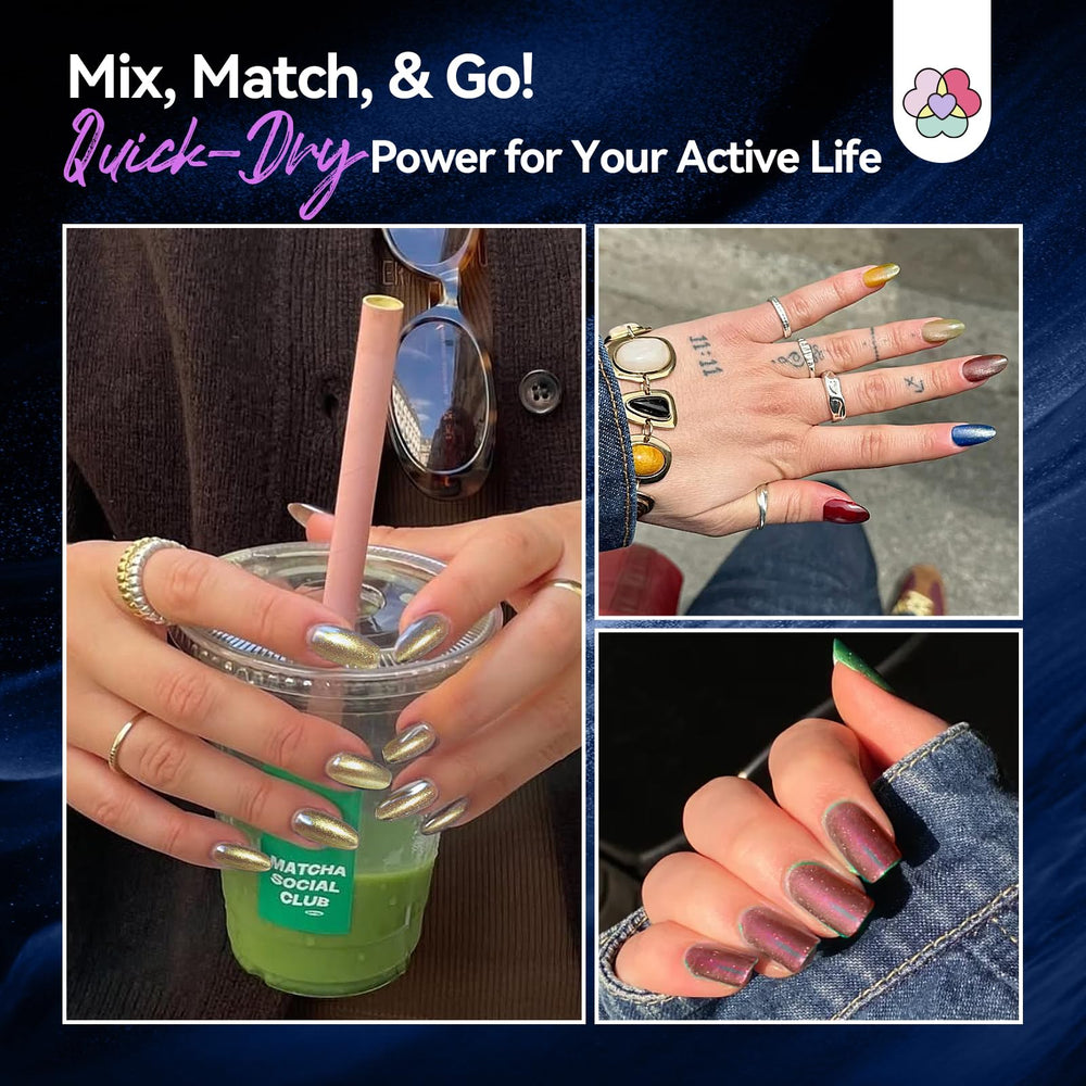 SAVILAND toes and fingers set demonstrating versatile use for manicures and pedicures