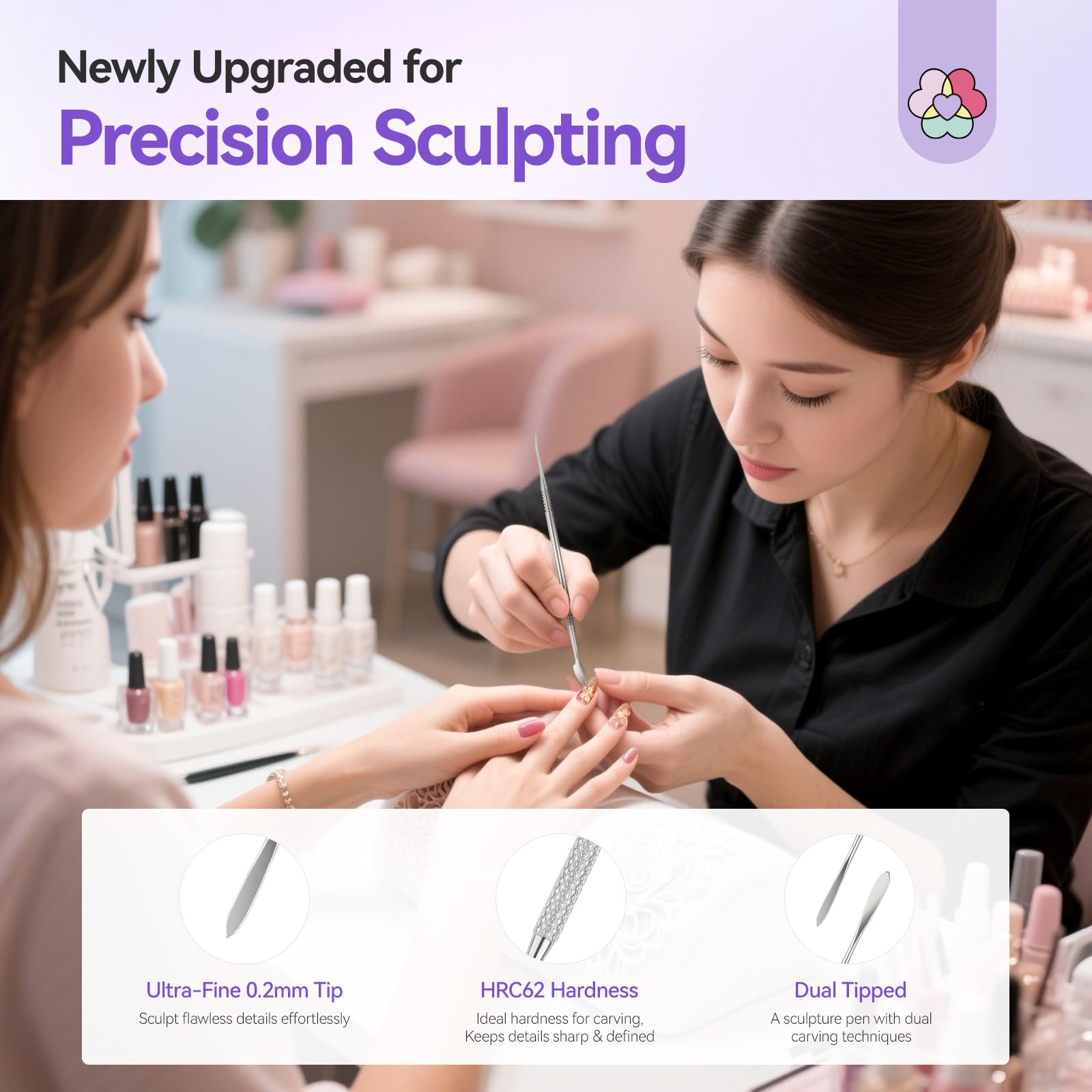 SAVILAND pens arranged on a salon workstation showing professional use and improved workflow