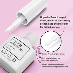 SAVILAND white swatch fan displaying opaque coverage and color payoff