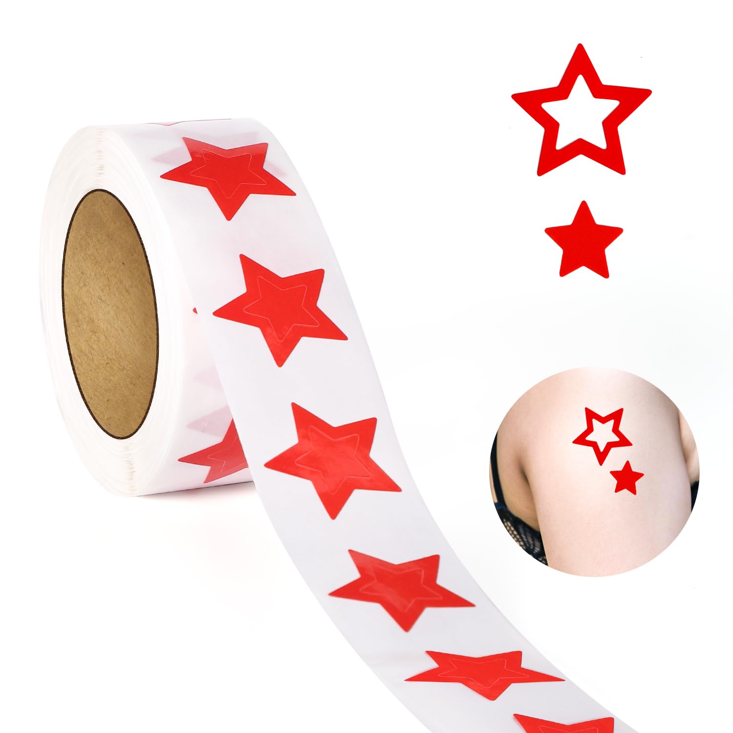 SAVITA roll front packaging showing 500 red star stickers and quantity benefits