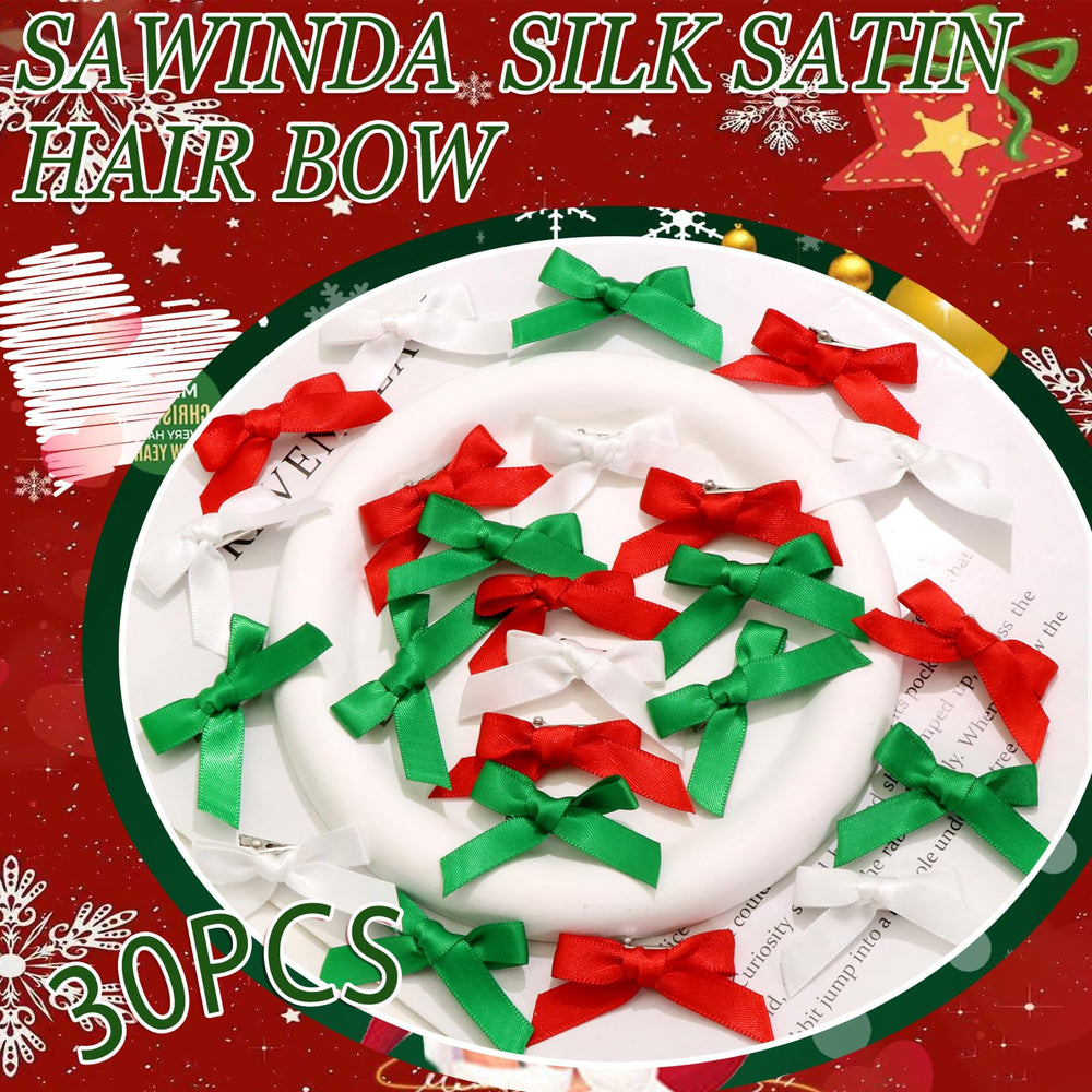 SAWINDA close-up of satin texture on bows showing smooth finish and sheen