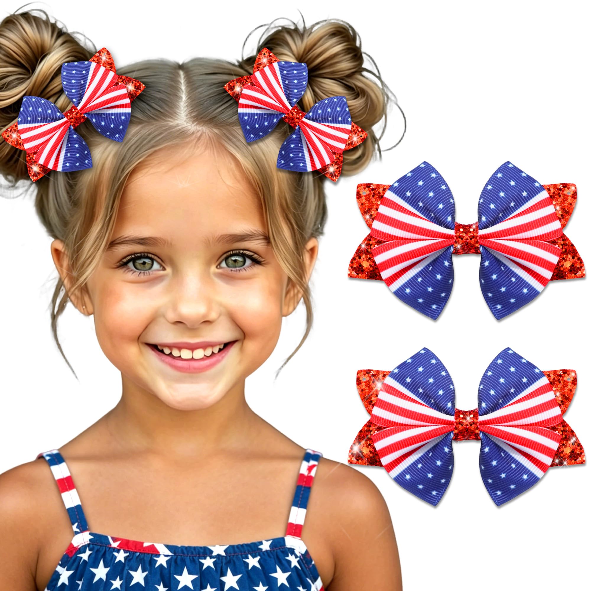 SAWINDA front packaging showing patriotic bow set and easy carry benefit
