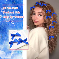 SAWINDA bows in styled hair, small accents adding color and polish