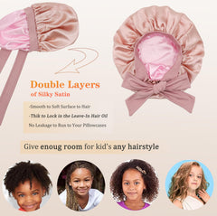 SAYMRE inside lining shot highlighting soft double-layer satin comfort