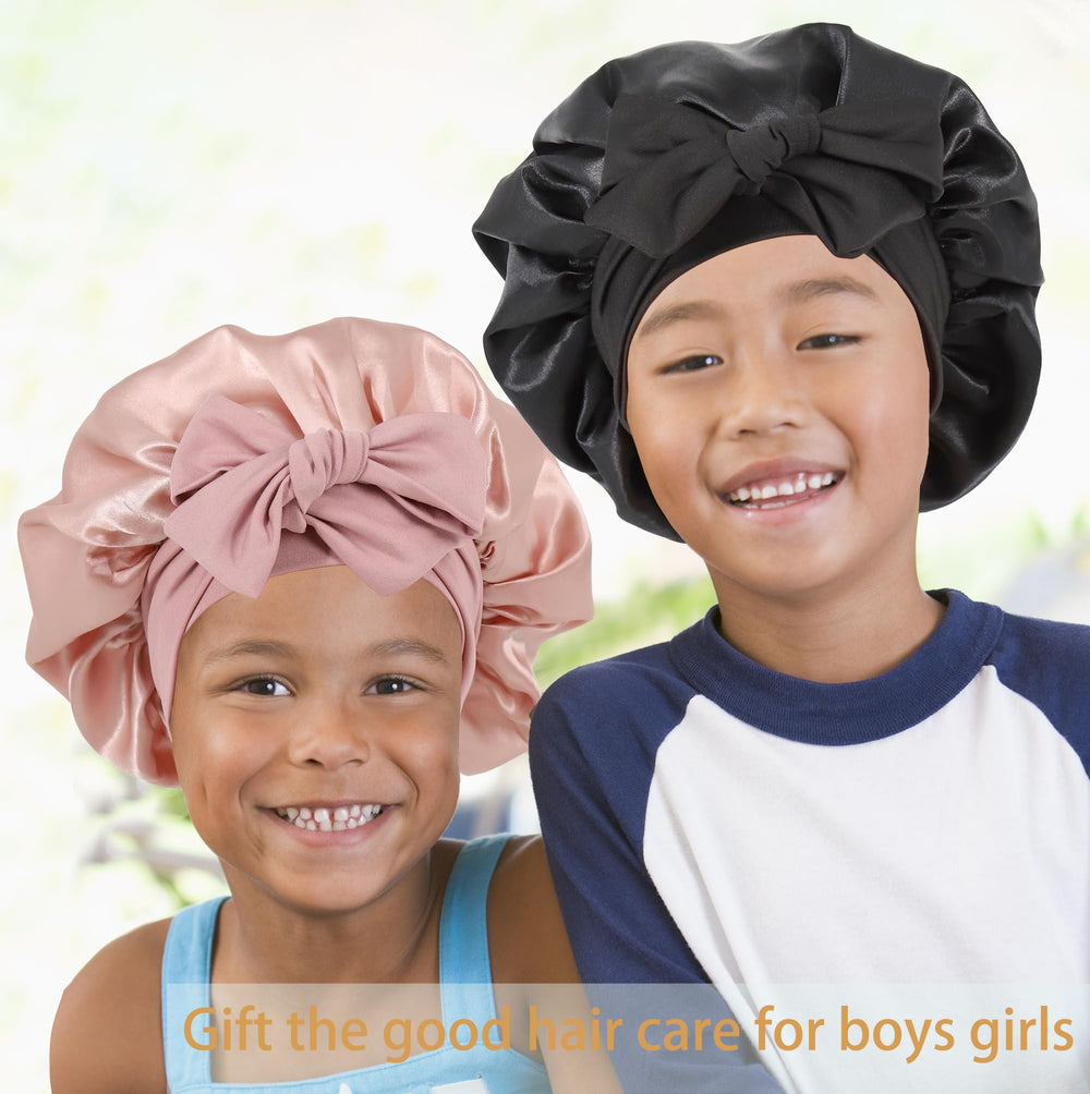 SAYMRE reversible bonnet open to show printed outer and solid inner for styling choices