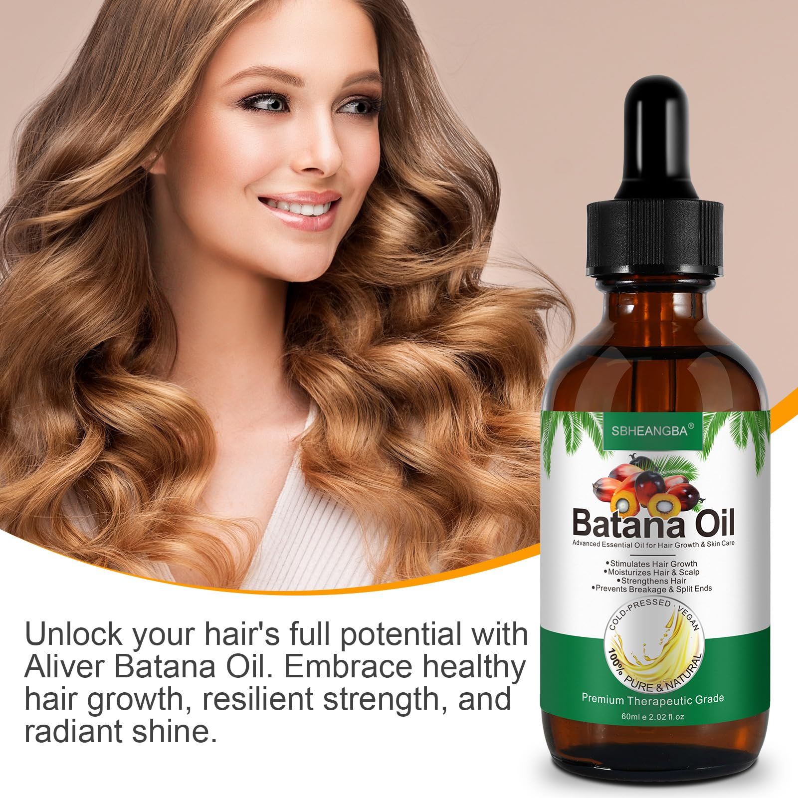SBHEANGBA applying oil to hair for smoother, shinier strand benefit