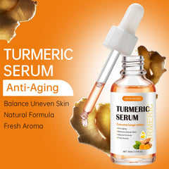 SBHEANGBA turmeric root and botanicals close-up emphasizing natural brightening benefits