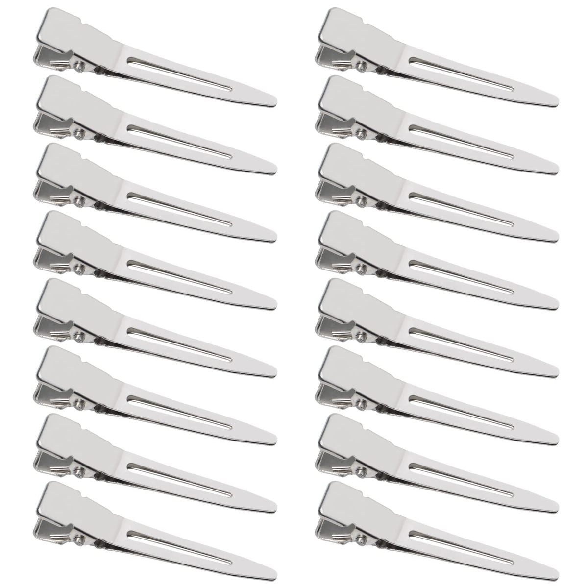 SBYURE front packaging showing 100 silver duckbill clips, provides bulk value
