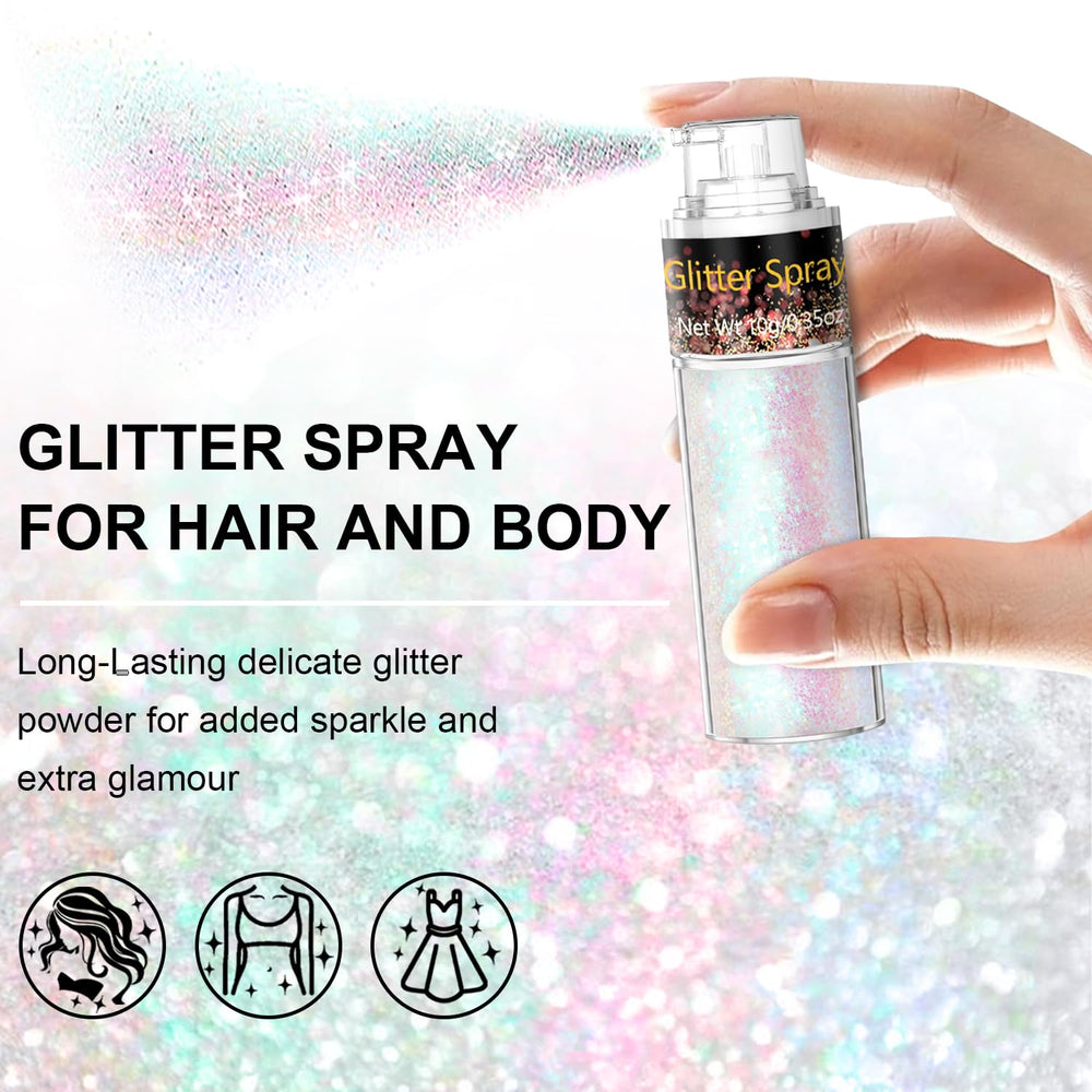 Scarman ultra-fine mermaid glitter texture for smooth shine