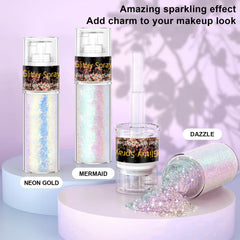 Scarman used as hair highlight adding eye-catching sparkle and shine