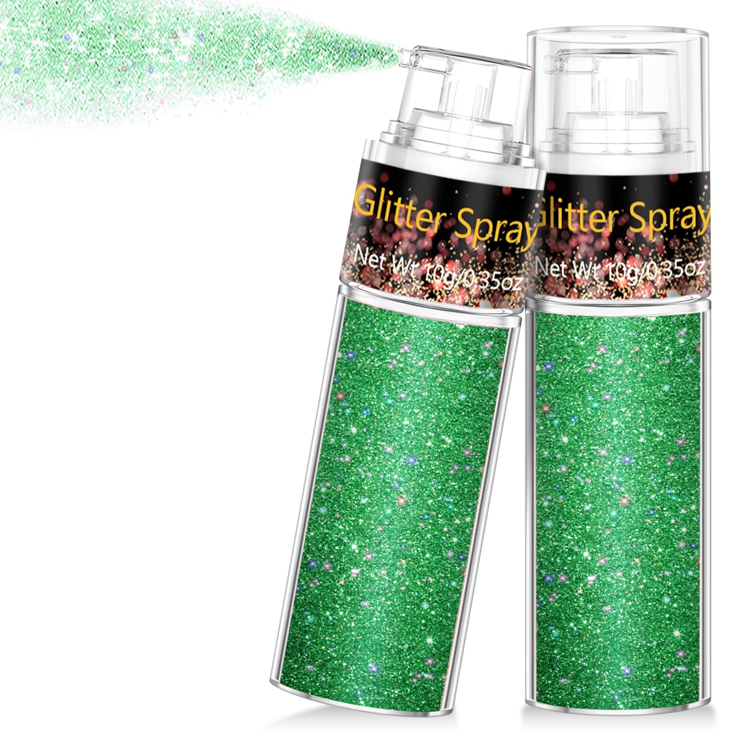 Scarman front packaging green bottle showing brand and sparkle benefit