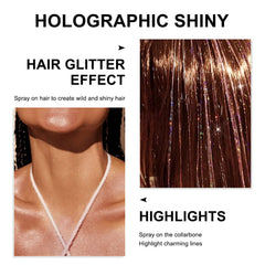 Scarman red nail and makeup accent boosting looks with holographic detail