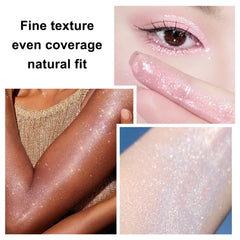Close-up of Scarman ultra-fine glitter texture, smooth sparkle finish