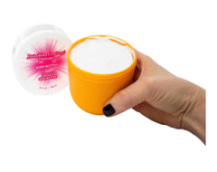scentxscent body butter texture close-up with creamy swirls, demonstrating rich moisturizing feel
