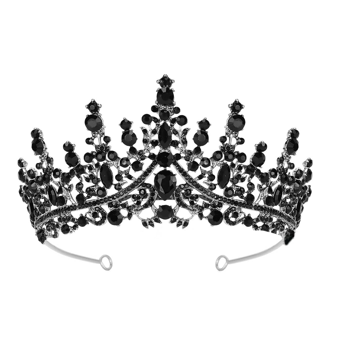Schmoopy tiara front view showing elegant crown silhouette and instant glamour