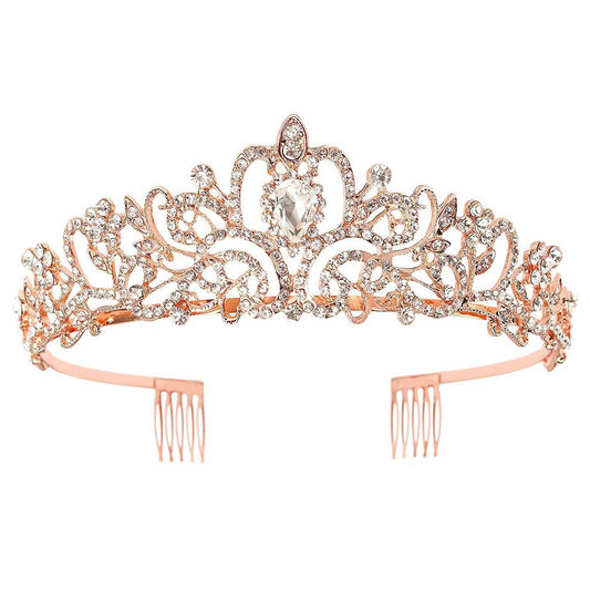 Schmoopy tiara front view showing elegant crown silhouette and sparkle benefit