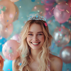 Schmoopy tiara with protective pouch and box for safe storage and gifting