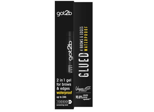 Schwarzkopf got2b application brush closeup for precise brow and edge sculpting