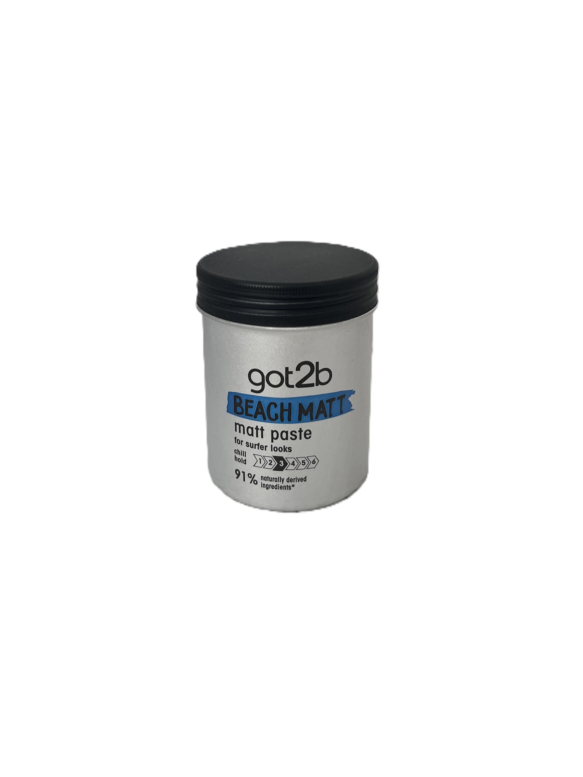 Schwarzkopf Got2b front tube showing product branding and matte finish benefit