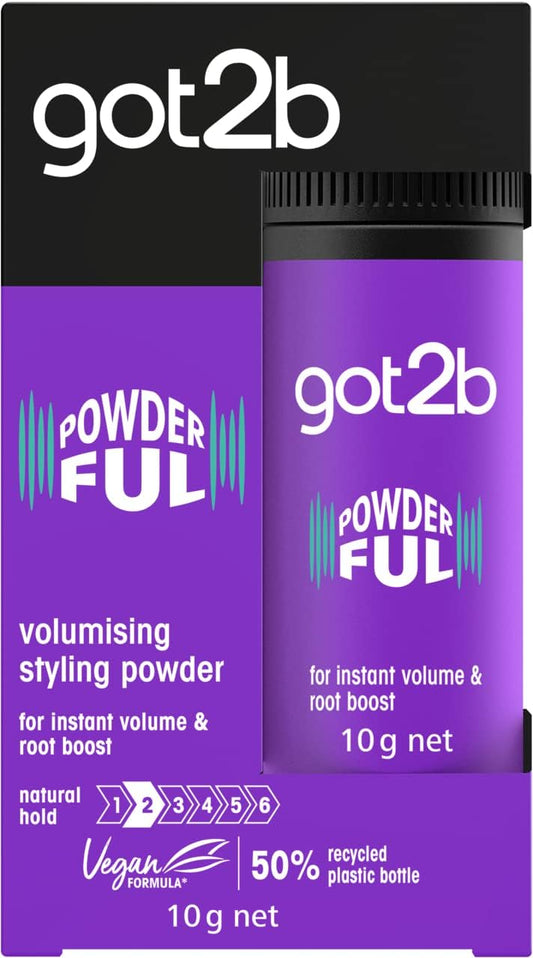 schwarzkopf got2b front packaging showing compact 10g jar and instant volume benefit