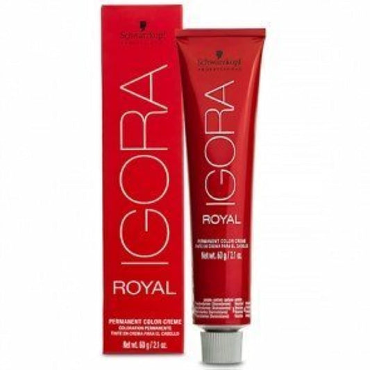 Schwarzkopf IGORA ROYAL front packaging showing medium brown shade and benefits