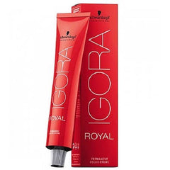 Schwarzkopf IGORA ROYAL applied by stylist in salon for consistent medium brown